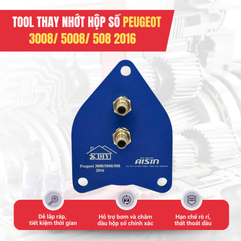 Bộ đầu nối thay dầu hộp số Peugeot 3008, 5008, 508 New