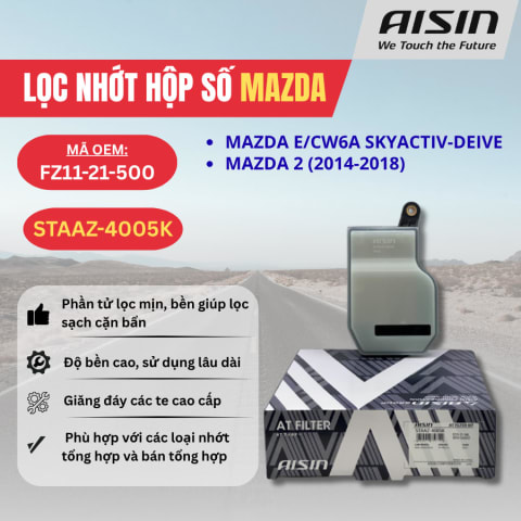 Lọc nhớt hộp số Mazda hiệu Aisin mã STAAZ-4005K