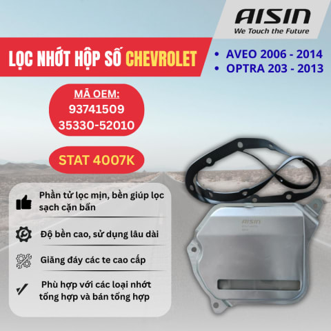 Lọc nhớt hộp số Toyota, Chevrolet hiệu Aisin mã STAT-4007K