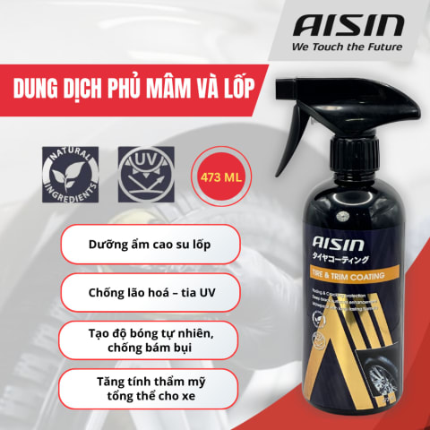 Dung dịch đánh bóng vỏ xe và mâm xe AISIN