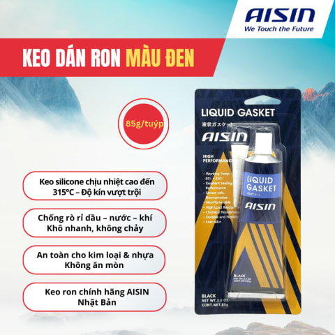 Keo dán Ron chịu nhiệt RTV màu đen 85g Hiệu Aisin mã LGAAZ-0003B