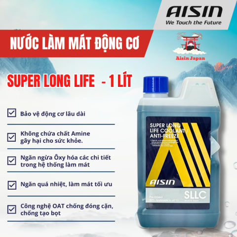 Nước làm mát Xanh dương 1 Lít Hiệu Aisin mã SCPM50A1LB