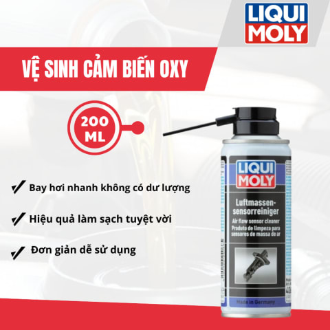 Vệ sinh cảm biến oxy 200 ml hiệu Liqui Moly mã 4066