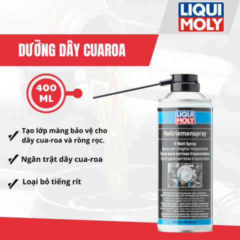 Dưỡng dây cuaroa 400 ml hiệu Liqui Moly mã 4085