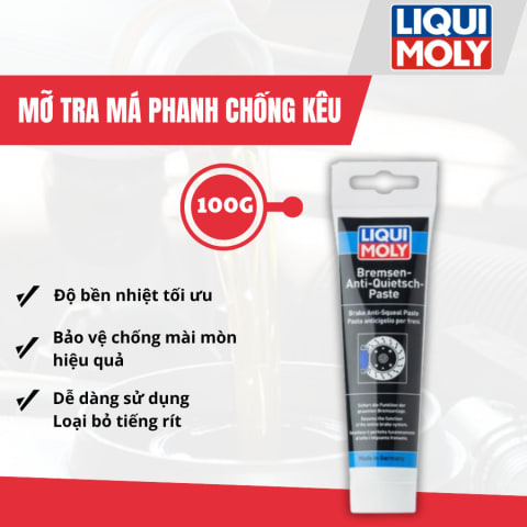 Mỡ tra má phanh chống kêu 100 gr hiệu Liqui Moly mã 3077