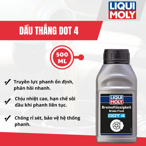 Dầu thắng DOT 4 500 ml hiệu Liqui Moly mã 3093