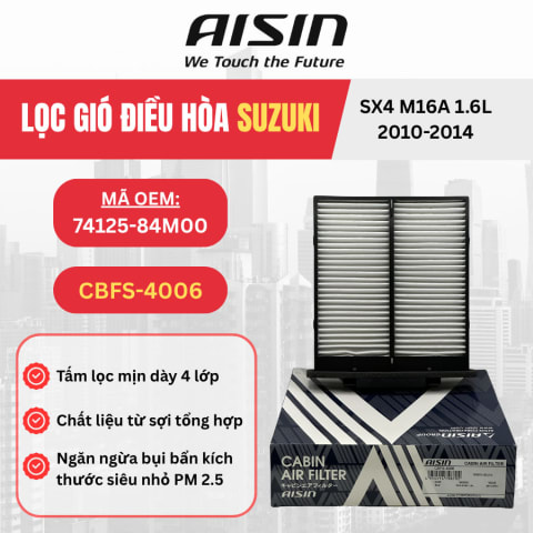 Lọc gió điều hòa Suzuki hiệu Aisin mã CBFS-4006