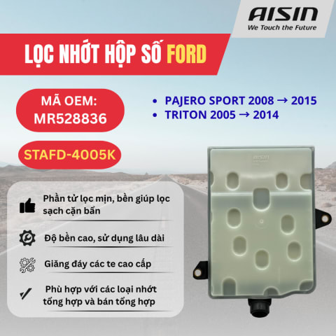 Lọc nhớt hộp số Ford hiệu Aisin mã STAFD-4005K