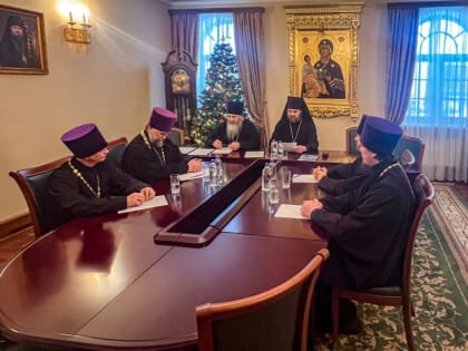 В управлении Альметьевской епархии состоялся Епархиальный совет