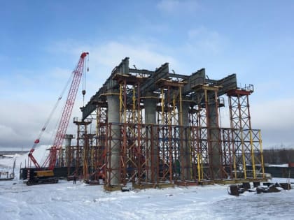 На обходе Нижнекамска и Набережных Челнов начался монтаж пролета моста через Авлашку
