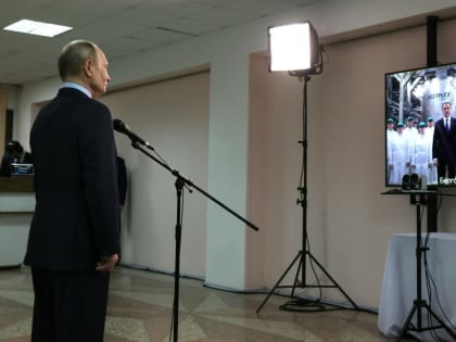Путин открыл три новых промобъекта в Мордовии, Ленинградской и Белгородской областях