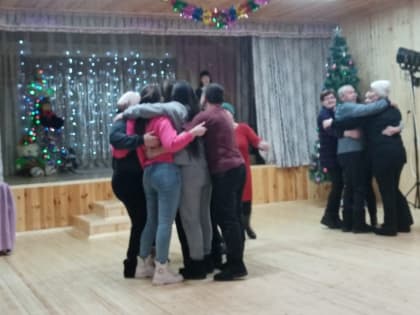 В селе Татарская Икшурма был организован развлекательный вечер "с нами Старый Новый год" в сельском клубе