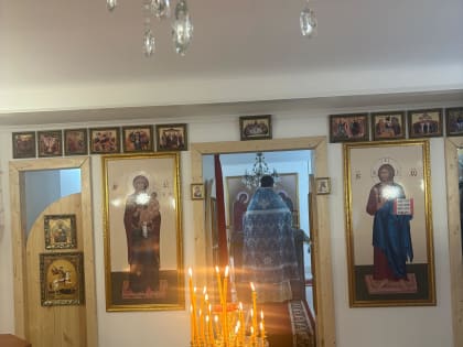 Жители села Сарсаз-Багряж помолились за Божественной Литургией