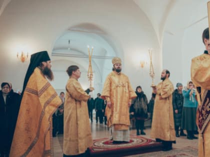 В Прощёное воскресенье епископ Мефодий совершил Литургию в Казанско-Богородицком монастыре Бугульмы