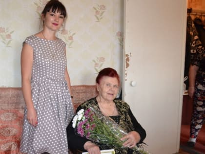 Подъячевой Капиталине Александровне 23 июня исполнилось 90 лет