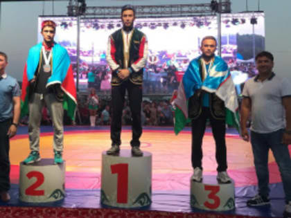 Студент КНИТУ завоевал золото на чемпионате мира по борьбе «көрәш»