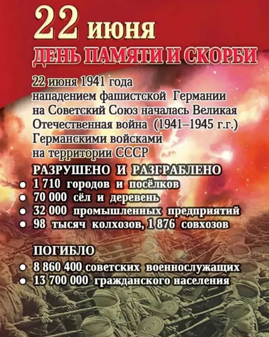 22 Июня день памяти и скорби фон