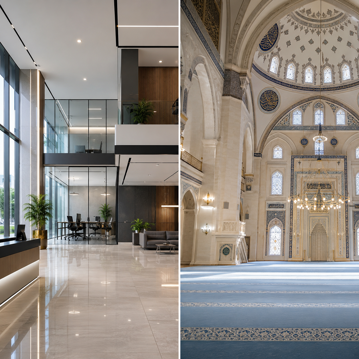Filinta Camii işyeri ekibinin temizlediği alanlar