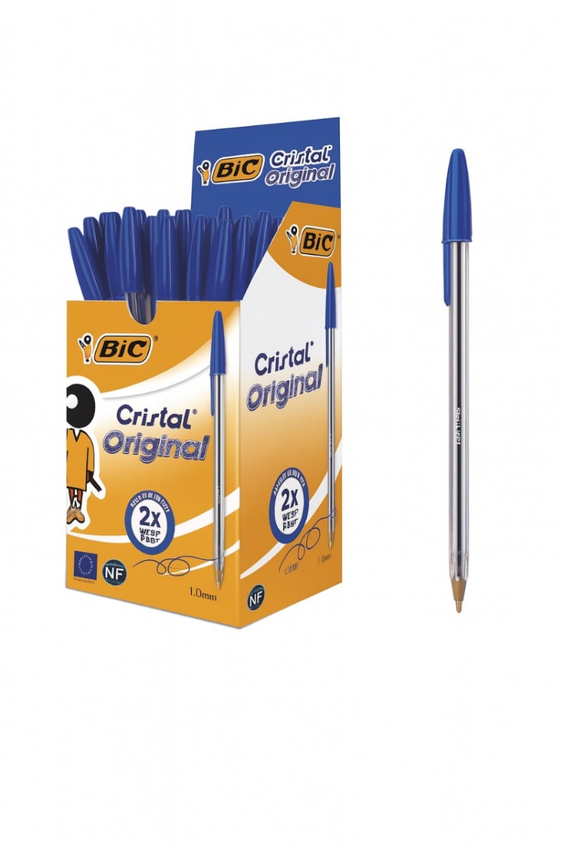 BOITE DE 50 STYLO BIC CRISTAL