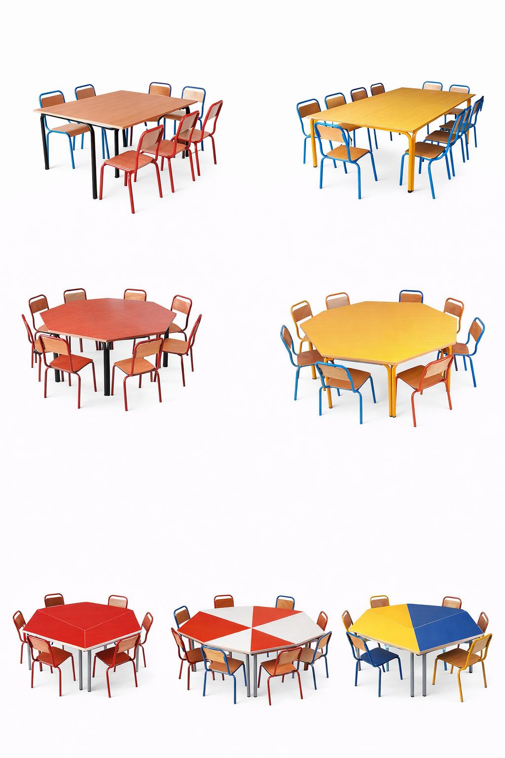 TABLE À PIÉTEMENT JUMELÉ