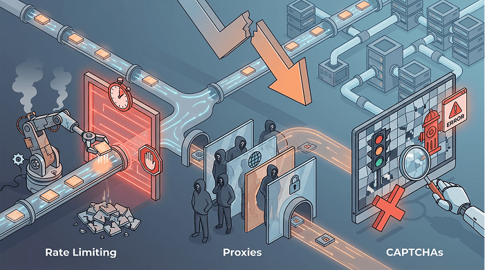 Rate Limiting, Proxies, and CAPTCHAs_ Why DIY Scraping Does Not Scale