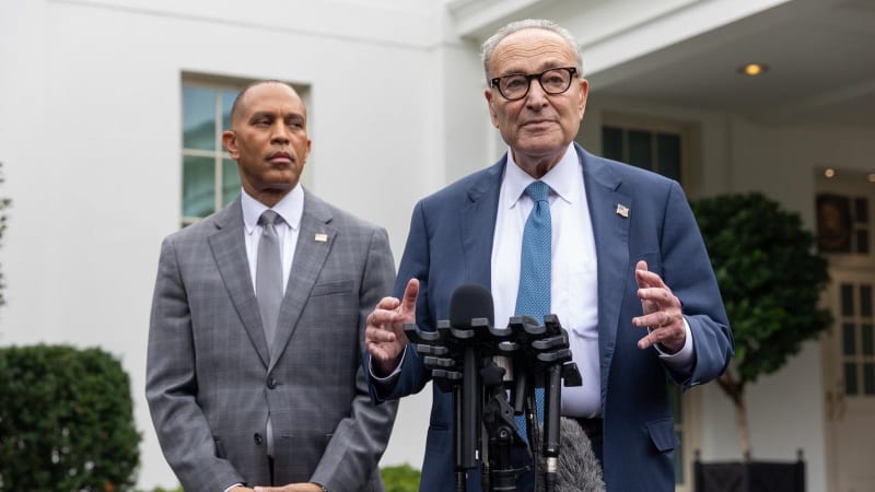 Trump Posts Expletive-Filled AI Video Mocking Schumer And Jeffries—Democratic Leaders Respond