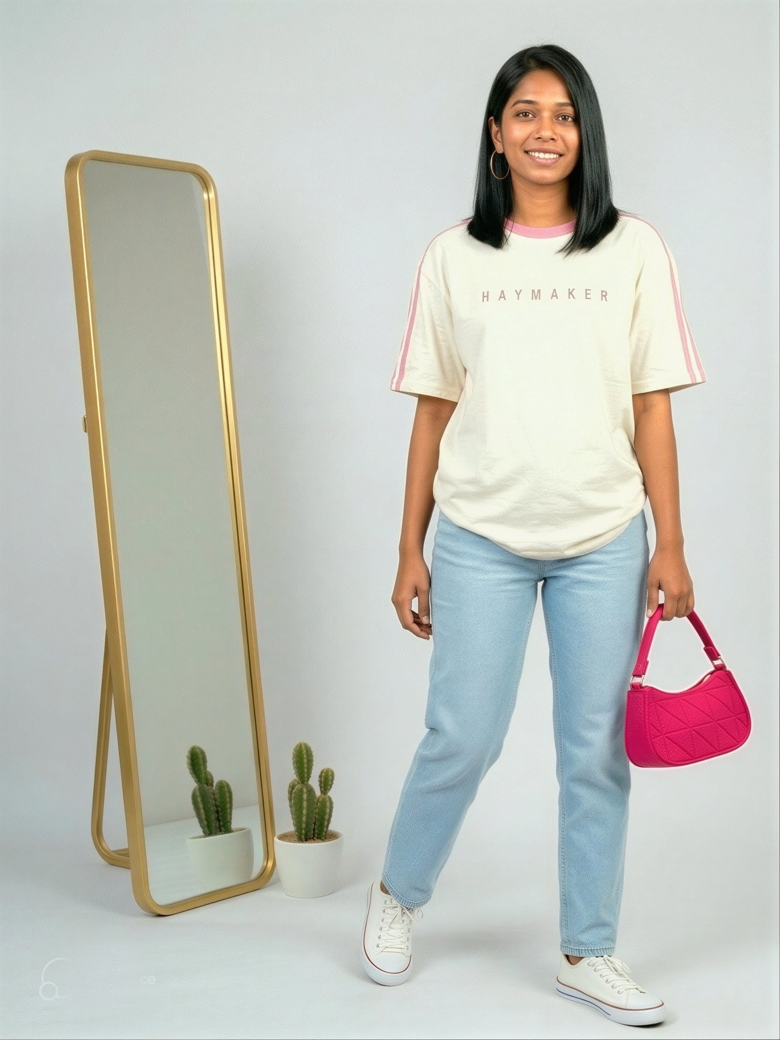 Studio Rose Oversize Tee