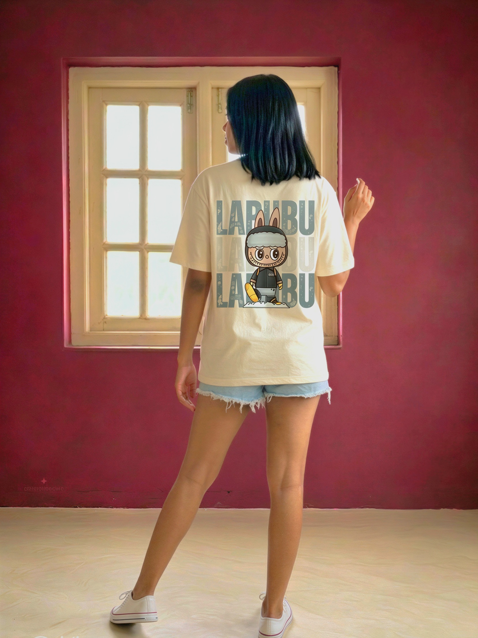Labubu Winter Oversize Tee