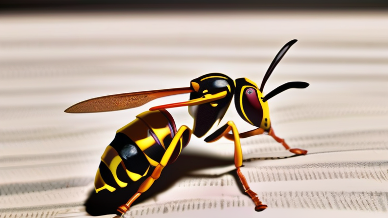 How to get rid of a paper wasp sting