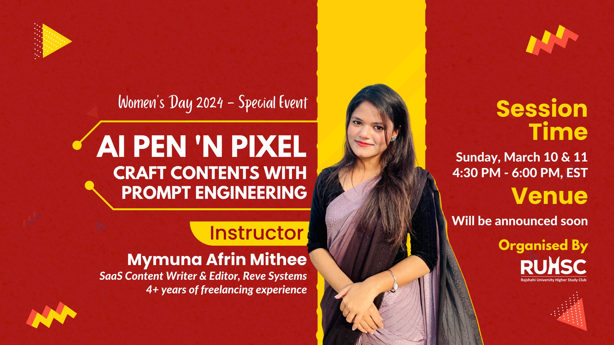 Eager to Learn: A Virtual Event for Students