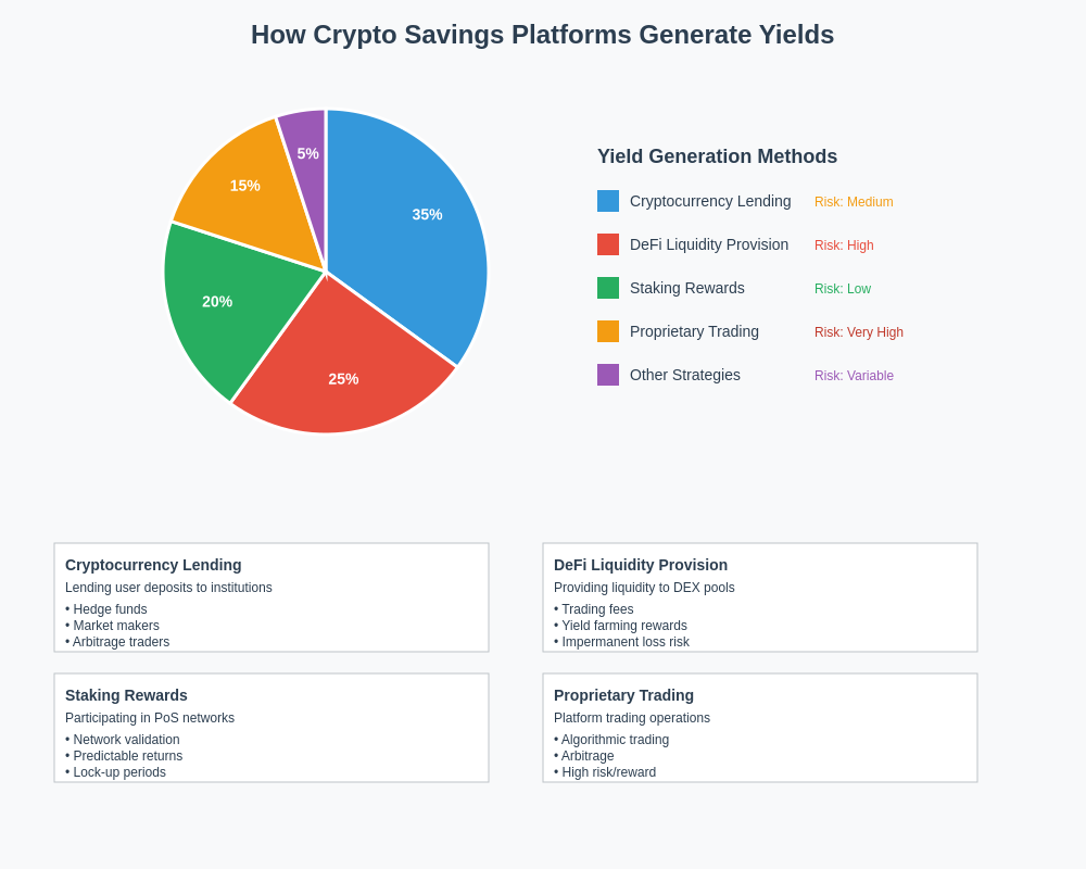 How Crypto Platforms Generate Yields