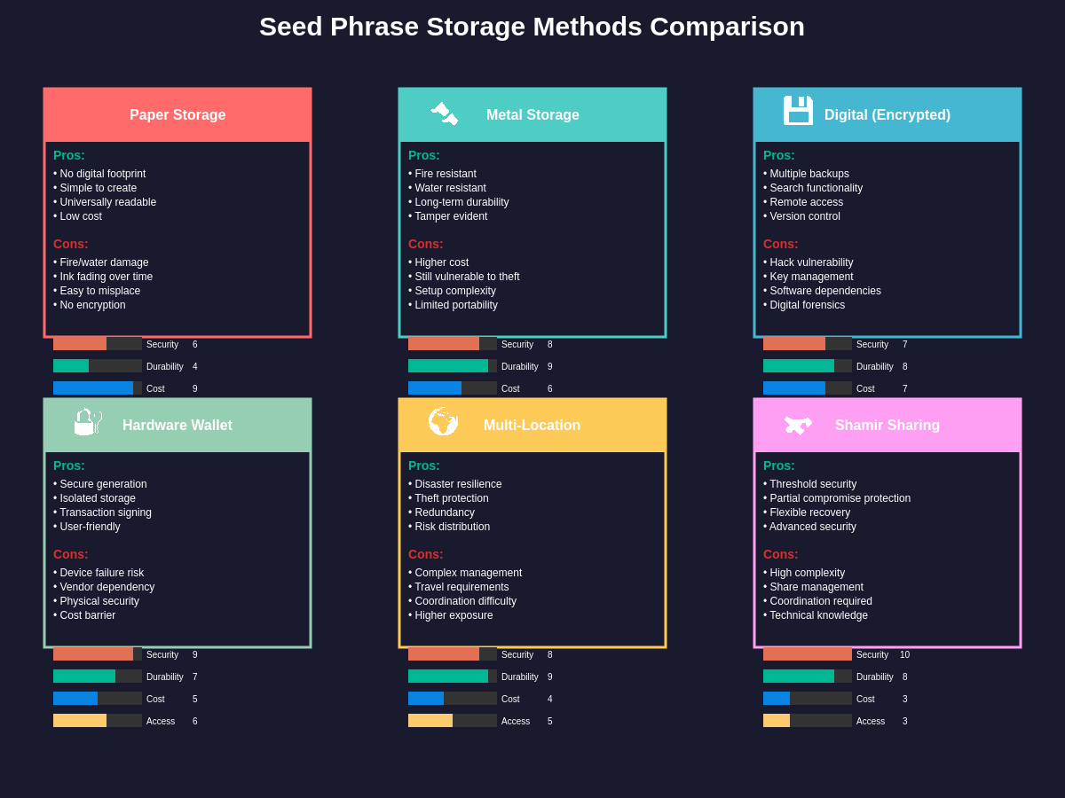 Storage Methods Comparison