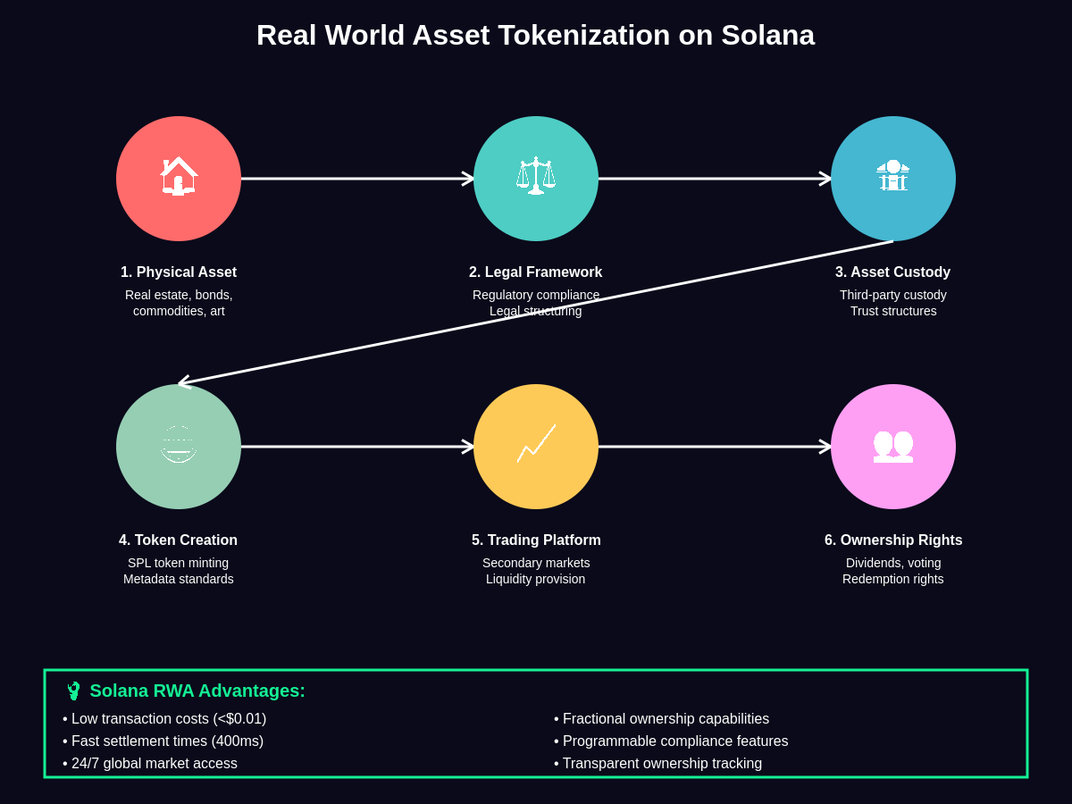 Featured image of post Solana's RWA Tokenization: Real World Assets Meet Blockchain