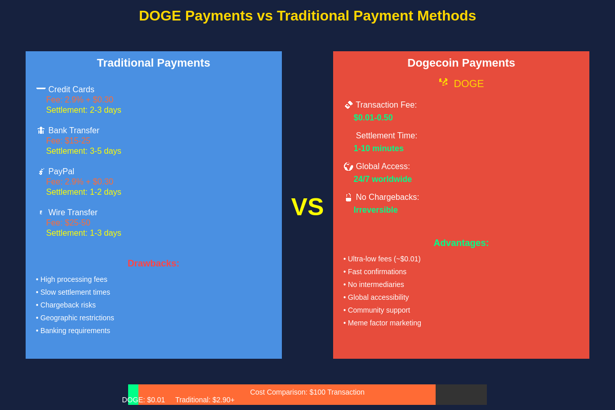 Payment vs Traditional Methods