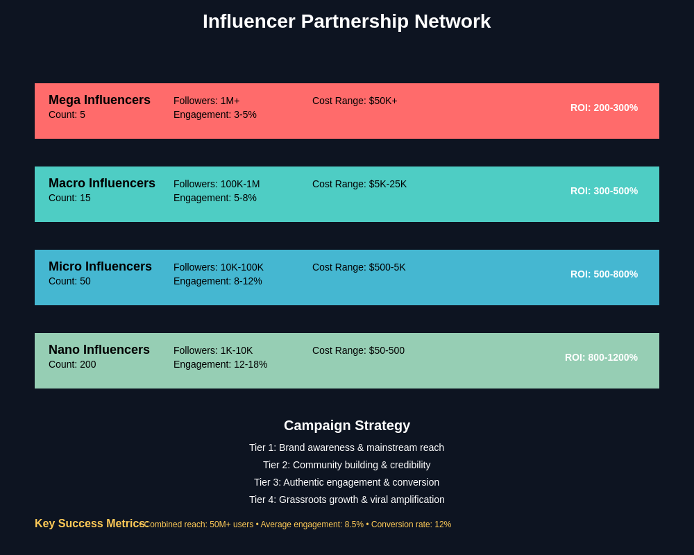 Influencer Partnership Network