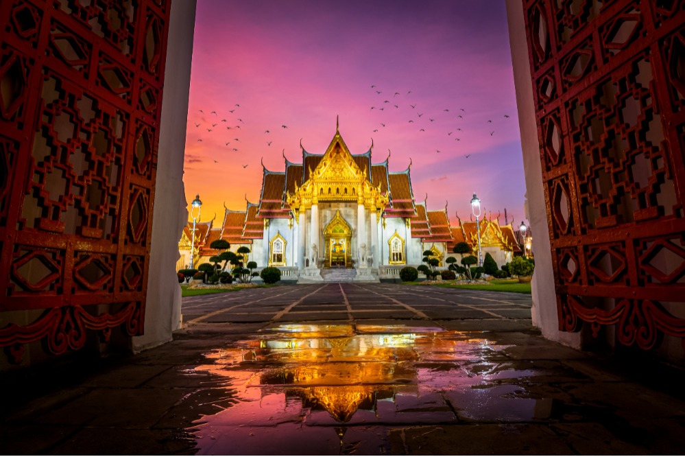 Opcional visita nocturna de Bangkok