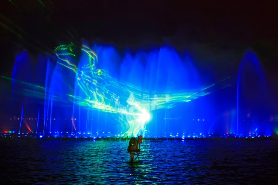 Opcional espectáculo de luces de Liu Sanjie