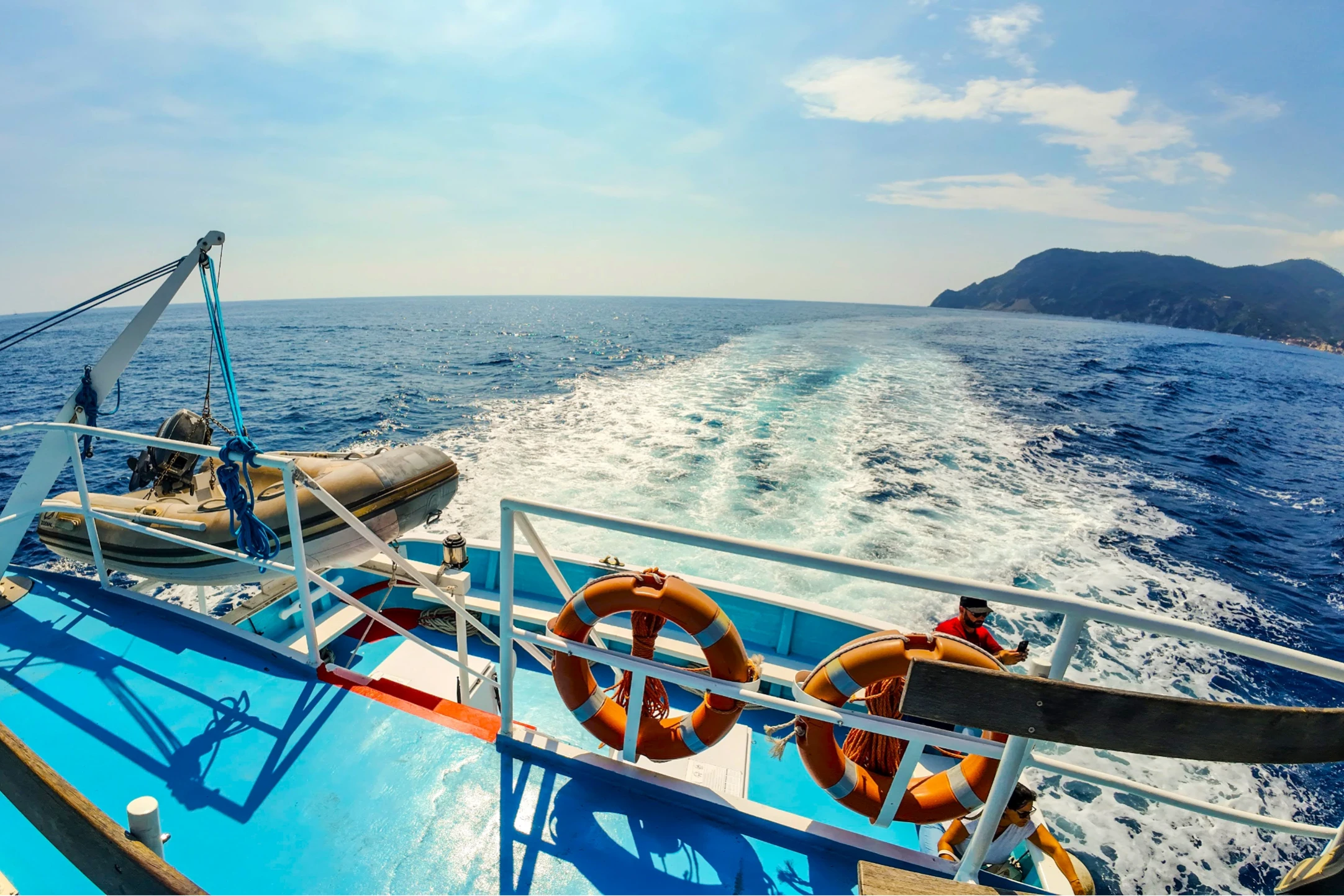 Paseo en barco Cinqueterre