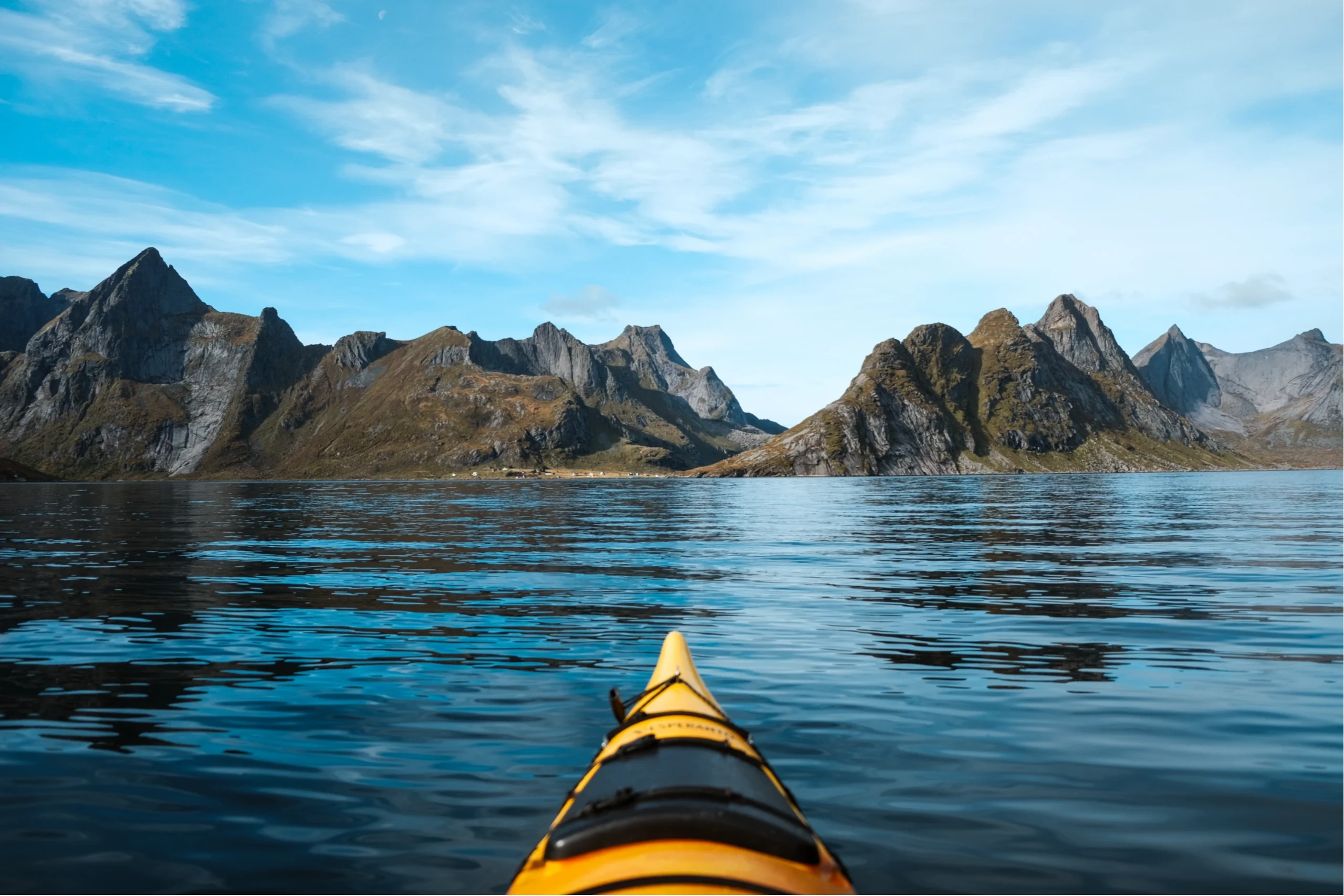 Kayak en Reine