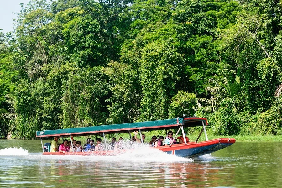 Canales de Tortuguero en lancha