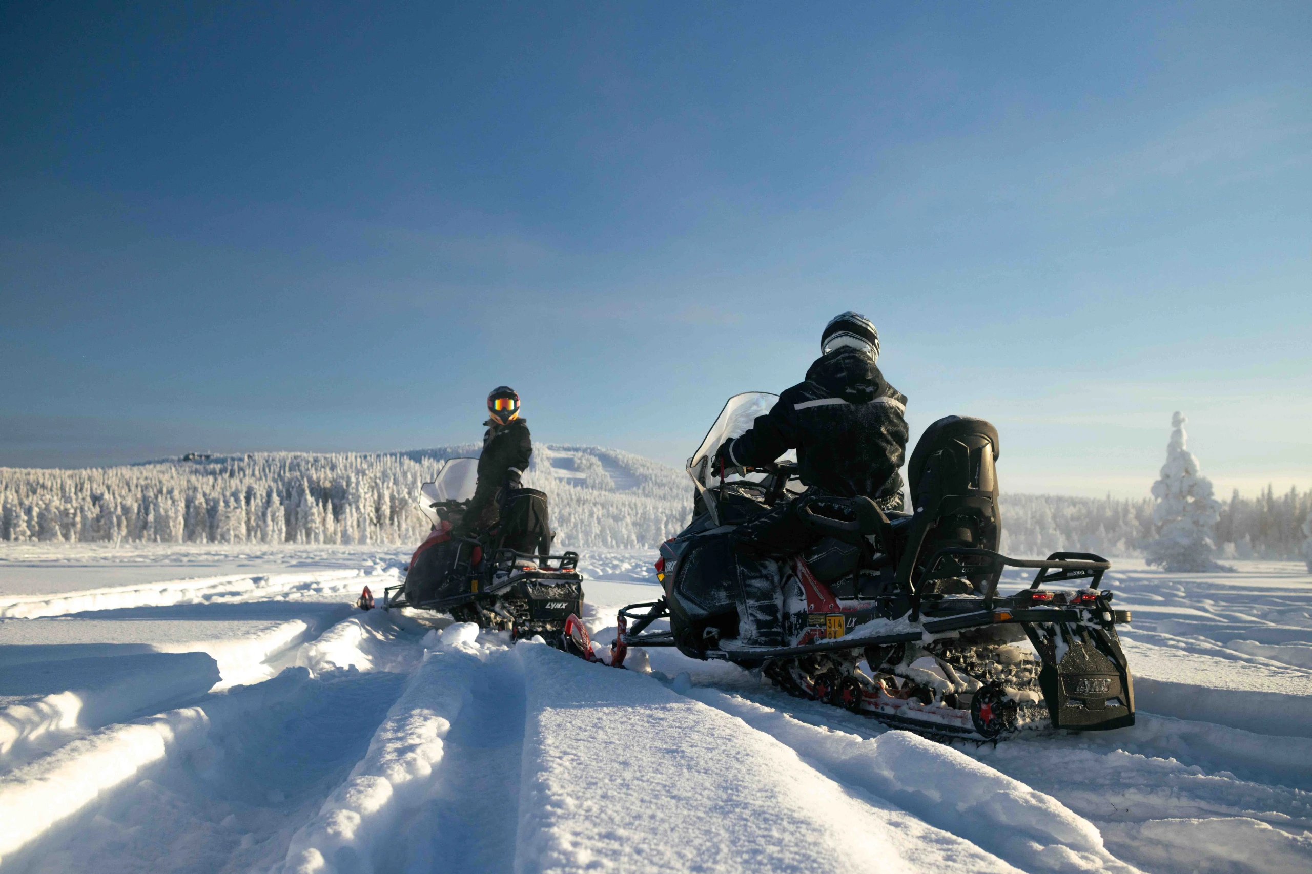 Safari en motos de nieve