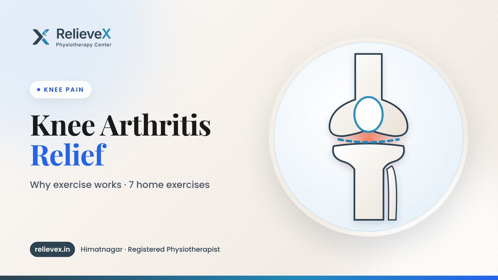 Physiotherapist guiding knee strengthening exercise for knee osteoarthritis pain