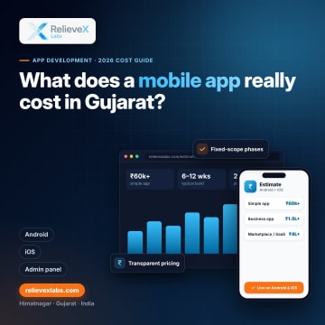 Mobile app development cost in Gujarat – Android and iOS app price breakdown 2026