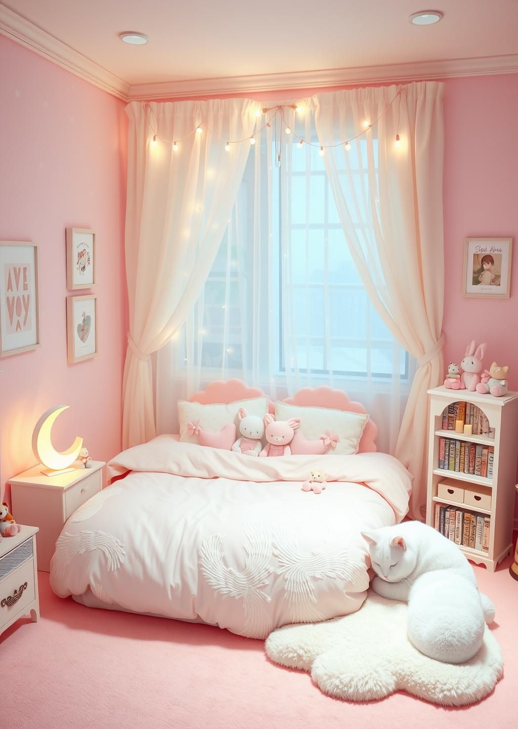 Kawaii Pink Dream Bedroom