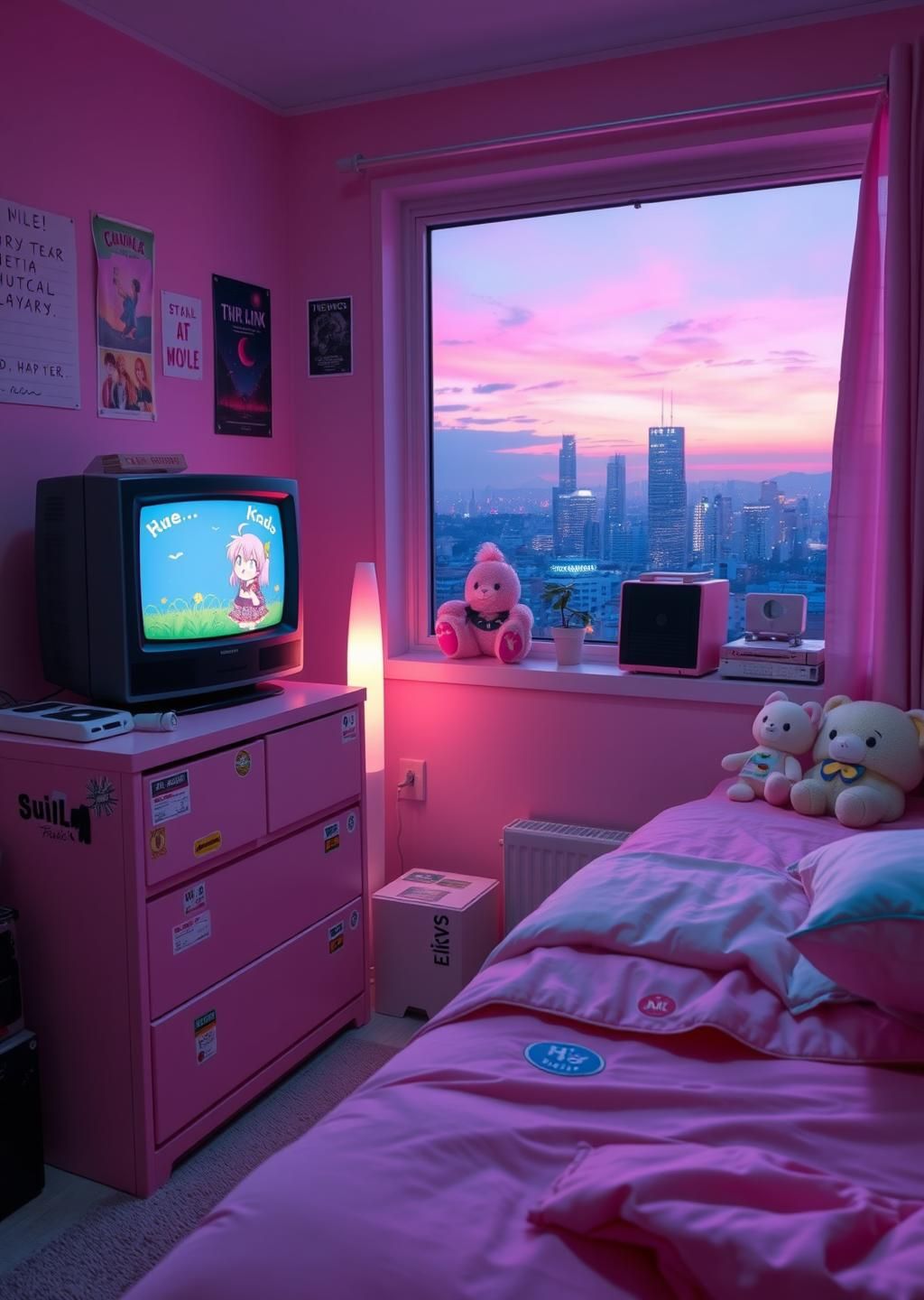 Y2K Pastel Bedroom Vibes