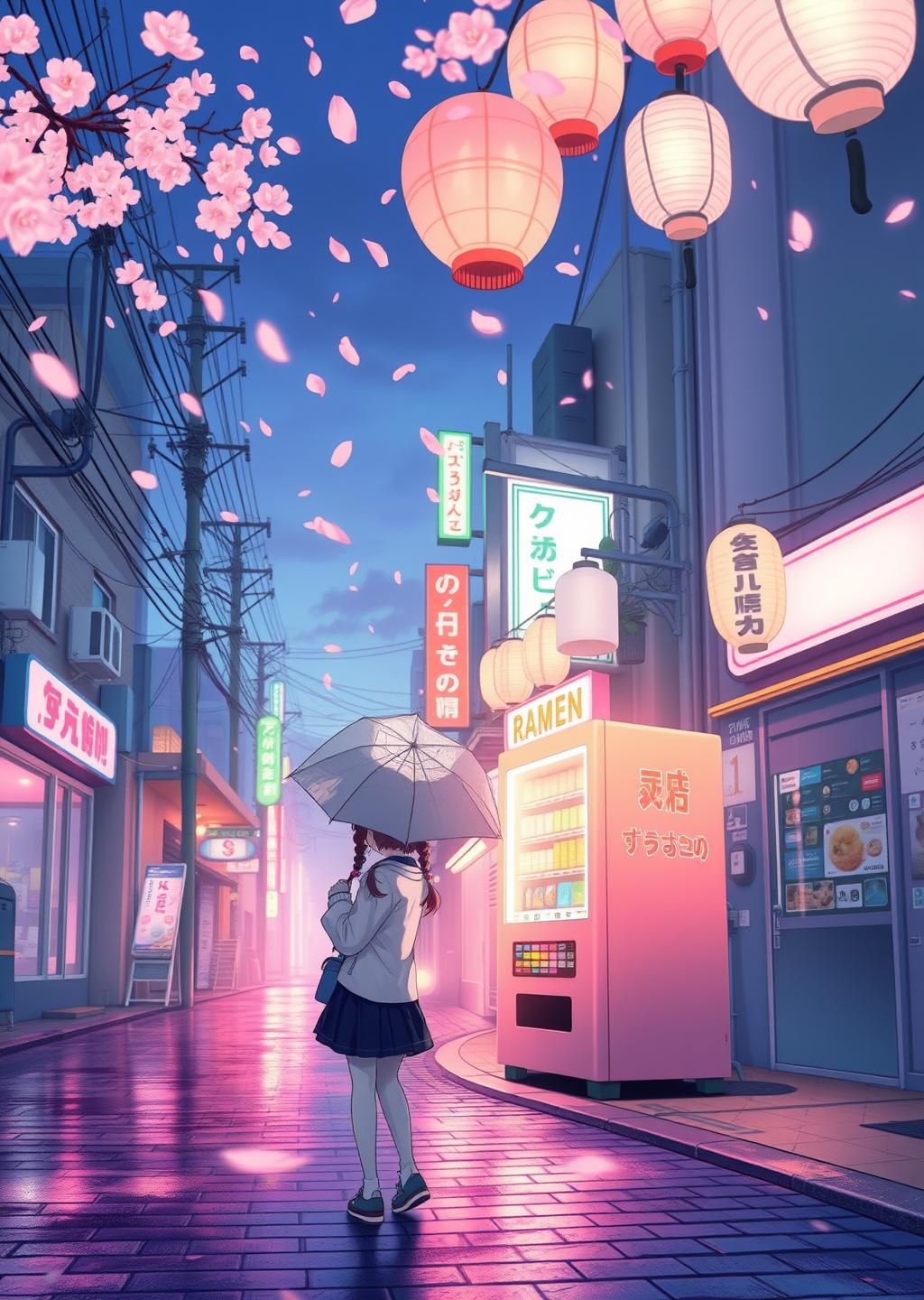 Sakura Neon Dream City