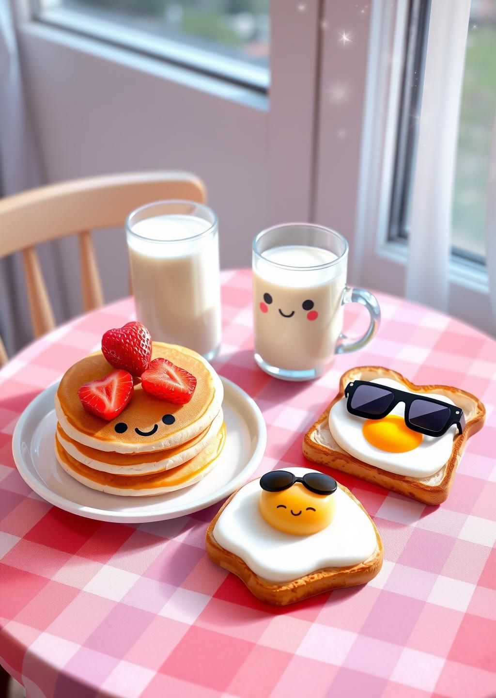 Kawaii Pastel Breakfast Bliss