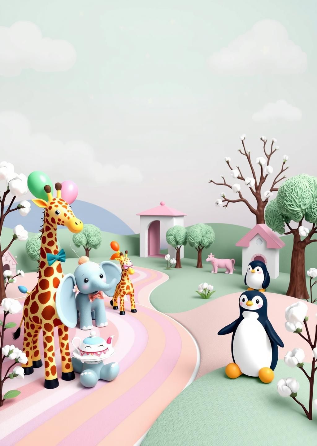 Baby Zoo Pastel Paradise