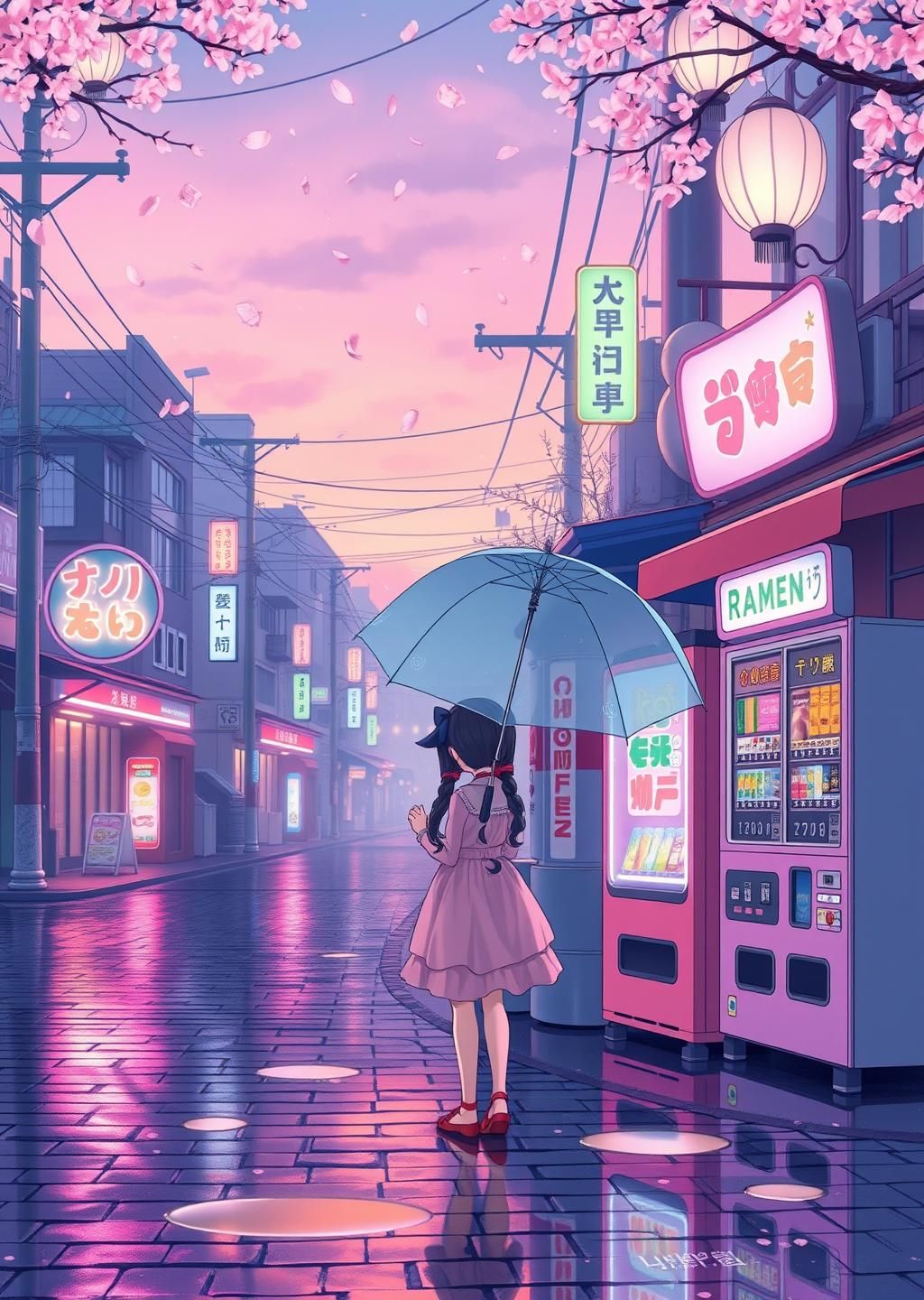 Sakura Neon Dream City