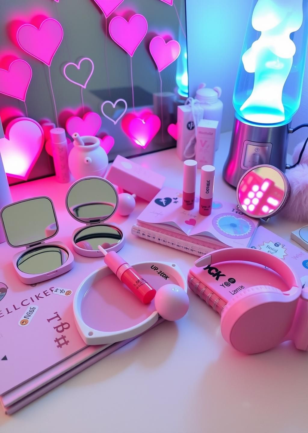 Y2K Beauty Desk Aesthetic